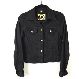 MK black jeans jacket